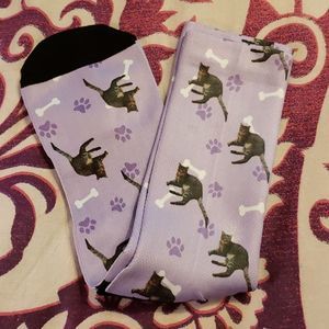 All Over Cat Lover Socks sz 9-11